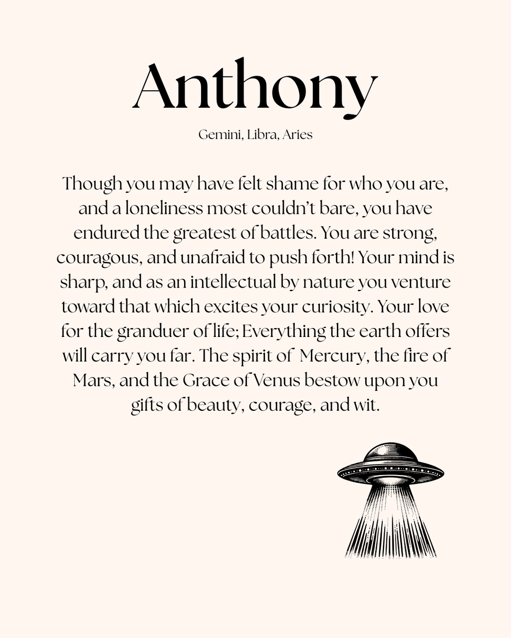 Birth Chart Poster ✨